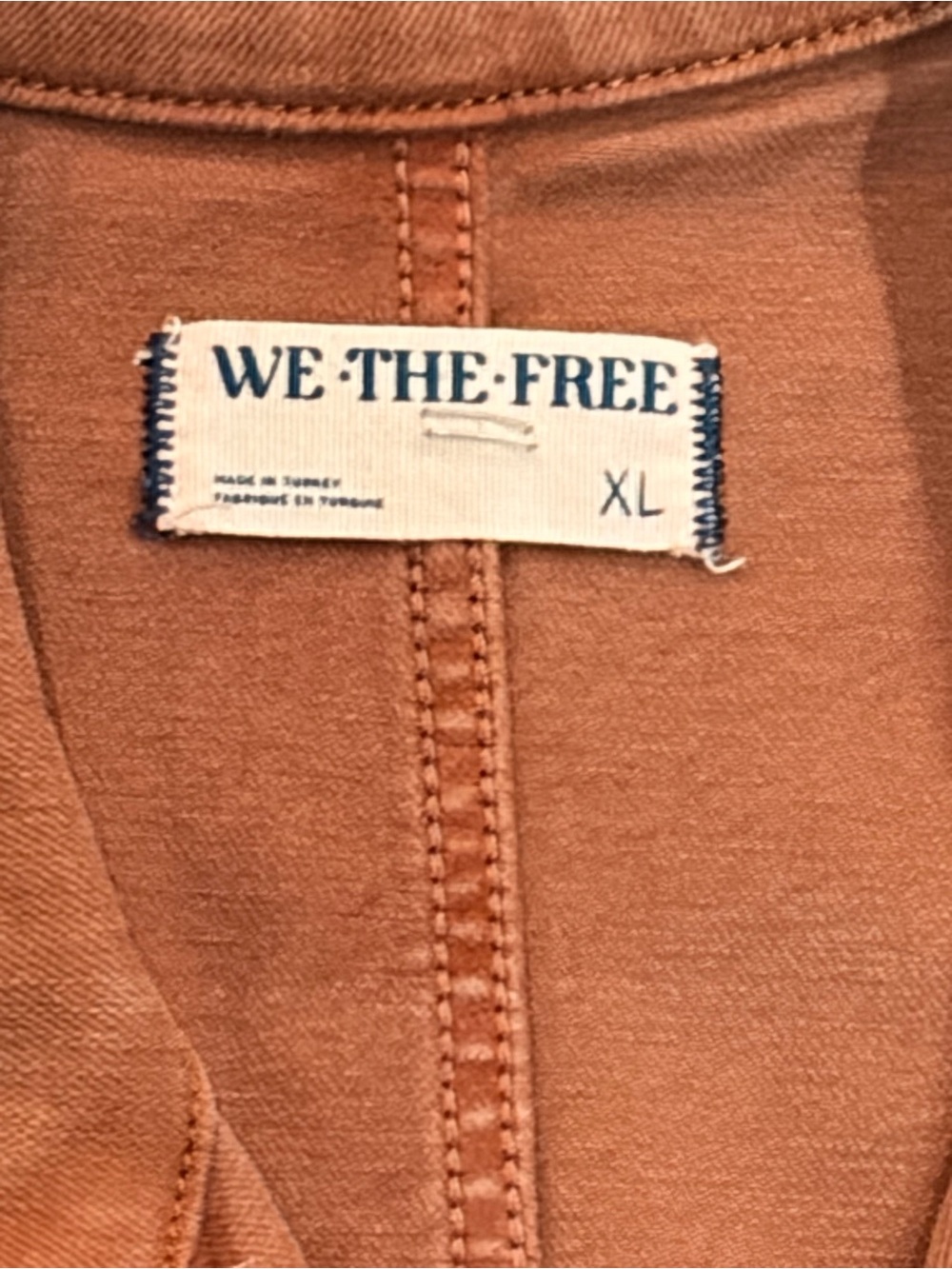 We The Free Rust Short-Sleeve Flared Jumpsuit - Picture 2 of 3